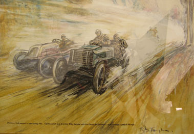 Lot 530 - 1902 Circuit Des Ardennes Original Artwork By Bd Taylor