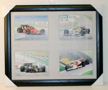 Lot 501 - F1 Cars By Deno Caruana Print