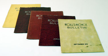 Lot 102 - Assorted Early Rolls-Royce Bulletins