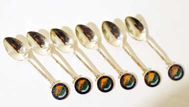 Lot 207 - Six British Trial & Rally DriverS Association Spoons