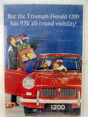 Lot 504 - Triumph Herald Advertising Poster