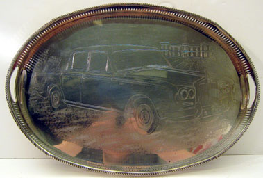 Lot 205 - Rolls-Royce Engraved Service Tray