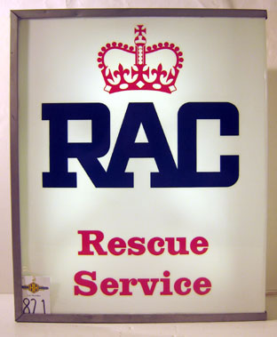 Lot 821 - Rac Rescue Service Lightbox.