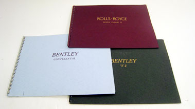 Lot 130 - Bentley & Rolls-Royce Catalogues