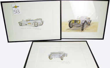 Lot 513 - Robin Macgregor Original Artworks