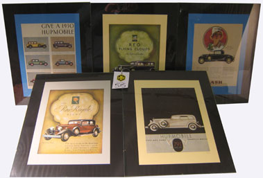 Lot 515 - Hupmobile, Nash And Reo Artwork