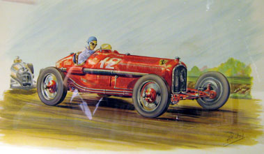 Lot 518 - Alfa Romeo P3 Artwork