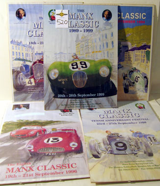 Lot 520 - Assorted Manx Classic Event Posters