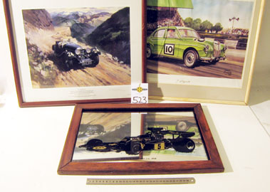 Lot 523 - Assorted Motoring Artwork