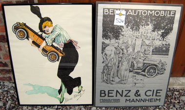 Lot 524 - Mercedes-Benz Posters