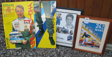 Lot 525 - Assorted Motor Racing Artwork