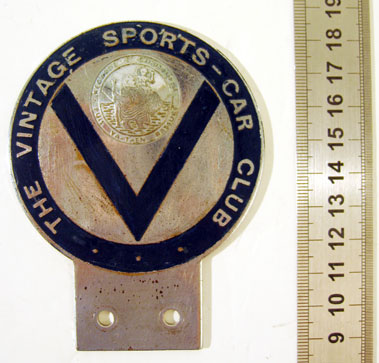 Lot 371 - Early Vscc Car Badge