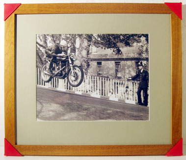 Lot 620 - The Ballaugh Bounce Framed Photograph