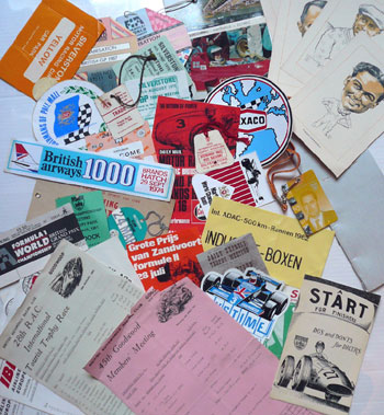 Lot 706 - Assorted Motor Racing Passes