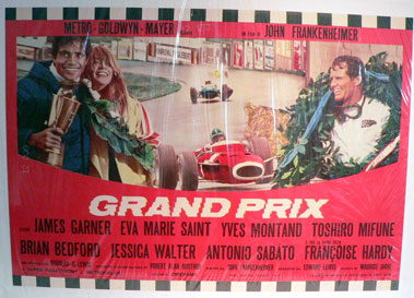 Lot 540 - Grand Prix Original Mgm Cinema Poster