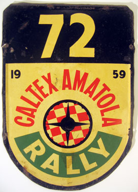 Lot 850 - Caltex Amatola Rally Sign