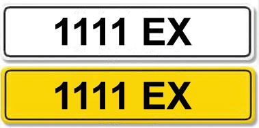 Lot 1 - Registration Number 1111 EX