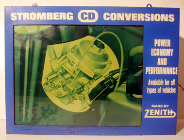 Lot 807 - Zenith/Stromberg Illuminated Lightbox