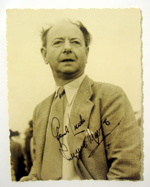 Lot 604 - Raymond Mays Signed Photograph