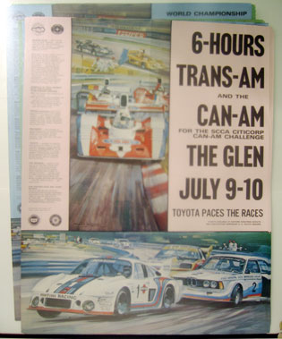 Lot 501 - Original Watkins Glen Race Posters
