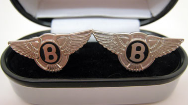 Lot 207 - Bentley Winged B Unisex Cufflinks