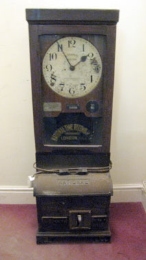 Lot 404 - National Time Recorder Co Clocking In Machine