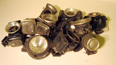 Lot 410 - Assorted Cycle Lamps