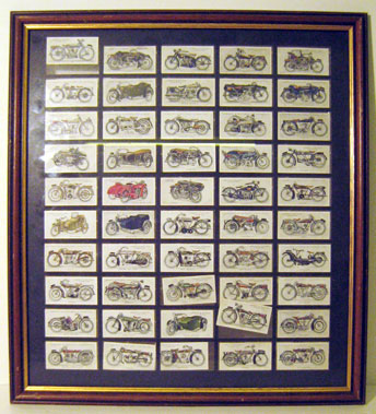 Lot 518 - Mounted, Framed & Glazed Cigarette Cards