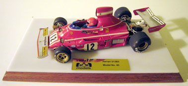 Lot 261 - Ferrari 312b3 1:24 Scale Model