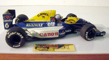 Lot 262 - Williams Renault Fw14 1:24 Scale Model