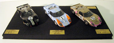 Lot 268 - Ford Gt40 History At Le Mans Model Display