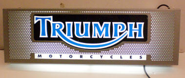 Lot 416 - Triumph Motorcycles Showroom Lightbox