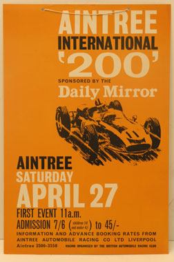 Lot 554 - Aintree International 200 Original Race Advertisement