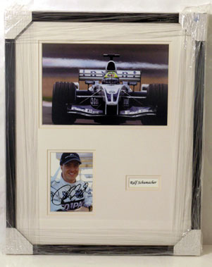 Lot 618 - Ralf Schumacher Signed Display