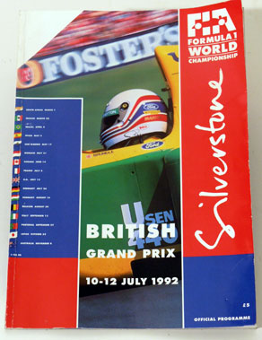 Lot 620 - Ayrton Senna Signed F1 Programme