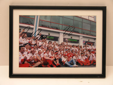 Lot 625 - Signed Ferrari Team Photograph