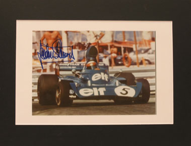 Lot 627 - Jackie Stewart Signed Tyrell Photograph