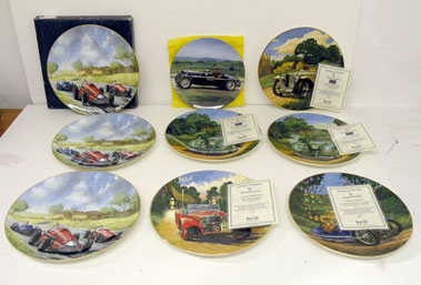 Lot 212 - Assorted Commemorative Motoring Plates