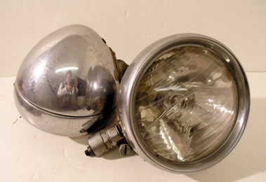 Lot 386 - Pair Of Marchal Headlamps