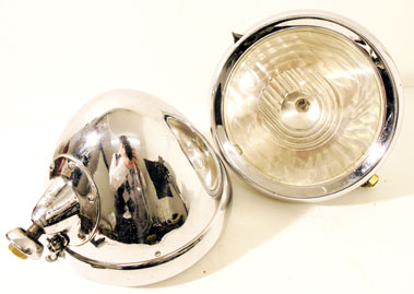 Lot 388 - Pair Of Lucas King Of The Road Headlamps