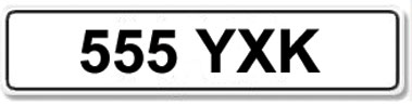Lot 3 - Registration Number 555 YXK