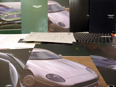 Lot 104 - Assorted Jaguar & Aston Martin Sales Brochures