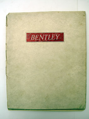 Lot 120 - Bentley 4.25 Litre Sales Catalogue