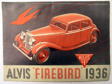 Lot 122 - Alvis Firebird Sales Brochure
