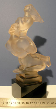Lot 306 - 'The Lovers' Glass Accessory Mascot