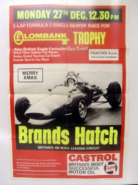 Lot 501 - Brands Hatch 'Lombank Trophy' Original Advertising Poster