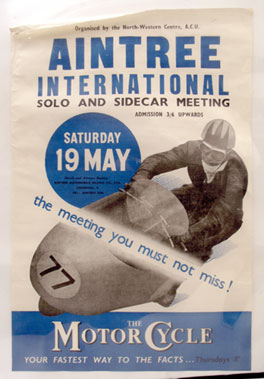 Lot 503 - Three Original Aintree Motorcycle & Cycle Meeting Posters