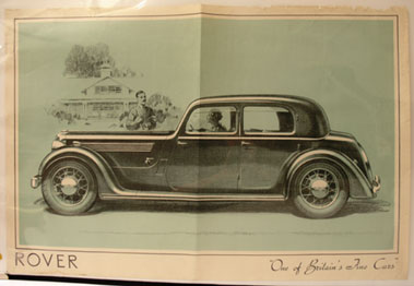 Lot 508 - Pre-War Rover Advertising Poster