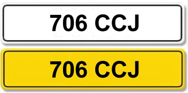 Lot 15 - Registration Number 706 CCJ