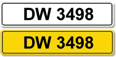Lot 14 - Registration Number DW 3498